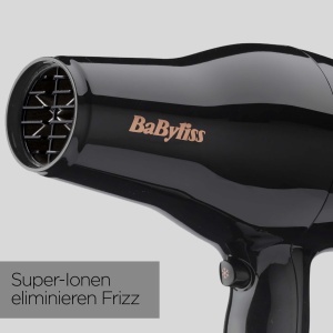 Uscator de par BaByliss Pro Power D5245E, 2300W, negru, cu tehnologie ionica - Img 4