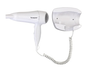 Uscator de par BEPER 40490 cu montare pe perete 2000W cablu extensibil 2m alb