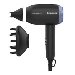 Uscator de par compact Taurus Studio Glow 1500, 1400W, bivoltaj, 2 viteze