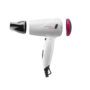 Uscator de par Concept Beautiful VV5740, 1500W, compact, roz - Img 4