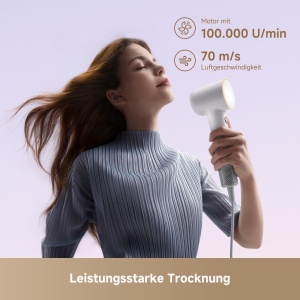 Uscator de par Dreame Mini, 270 g, 100.000 RPM, 5 moduri, Alb - Img 3