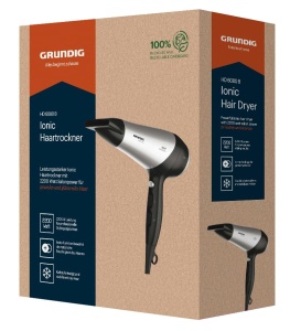 Uscator de par Grundig HD 6080 B, 2200 W, Ioni, NegruSilver - Img 6