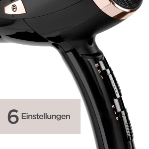 Uscator de par ionic Babyliss Cordkeeper 2000 D373E, functie unica de retragere a cablului in maner, 2000 wati negru - Img 8