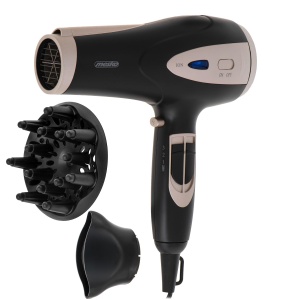 Uscator de par Mesko MS 2287, 2200W, negru champagne - Img 2