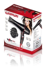 Uscator de par profesional G3 Ferrari G30003 2000W Ion Tech NegruRosu - Img 4