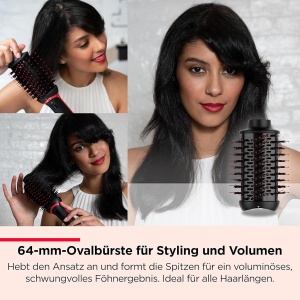 Uscator de par si Multi-Styler Revlon RVDR5370, 5 in 1, 360 aer, 4 nivele temperatura - Img 8