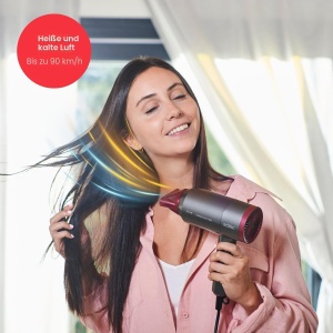 Uscator de par Solac Hair Go Ionic 2000W, pliabil, 2 viteze, 2 temperaturi - Img 5