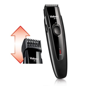 Valera, X-Cut 642.02, Aparat de tuns barba profesional, cu lame din otel inoxidabil de 32mm, 30 lungimi de taiere de la 0,5 la 15 mm, functionare fara fir sau cu sursa de alimentare, cablu USB inclus, 100-240 V, Swiss Made