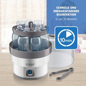 Vaporizator mare Reer VapoMax, spatiu pentru 6 flacoane si accesorii, alb/antracit, 1 bucata (1 pachet) - Img 5