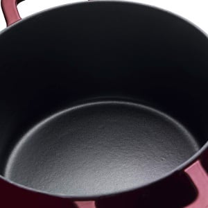 Vas de gatit din fonta Fissler Moments, 20 cm, burgund, cu functie AromaStar - Img 6