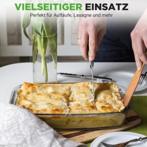 Vase de cuptor NutriChef 8 piese, borosilikat, capacitate 0.9L-3.2L, rezistente la 520C - Img 6