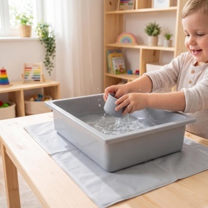 Vaza de joaca Roba Spielwanne - Capacitate 6-7 litri, Culoare gri, pentru activitati exterioare - Img 2