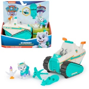 Vehicul de salvare Spin Master PAW Patrol cu figurina Everest si snowboard