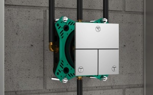 Ventil submontat hansgrohe ShowerSelect Comfort E, crom, pentru 3 functii - Img 3