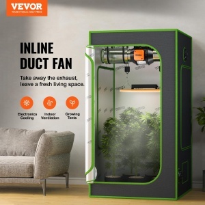 Ventilator canalizare inline VEVOR VV-GDFJ-EC4, 21W, 205 CFM, motor EC silentios - Img 2