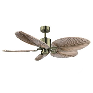 Ventilator de tavan Cecotec Aero 5200 Natural Palm, 38 W, 127 cm