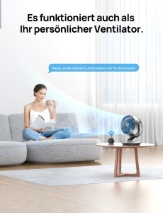 Ventilator Dreo Lynx S Smart 28 dB Oscilare 90deg Timer 12h 4 viteze Control vocal - Img 4