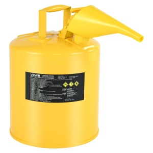 VEVOR Canistra Siguranta 19L Flammensperre Capac Autoinchidere Galben