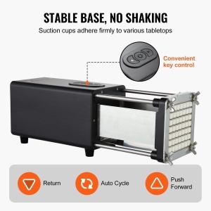 VEVOR F300 Electric Cartofisor cu Lame din Otel Inoxidabil si Baza Anti-Alunecare - Img 5