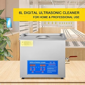 VEVOR JPS-30A Aparat de curatat cu ultrasunete 6L Curatator cu ultrasunete Curatator cu ultrasunete Aparat de curatat cu ultrasunete cu incalzitor Cronometru digital pentru ochelari Bijuterii Dinti falsi Monede etc - Img 2
