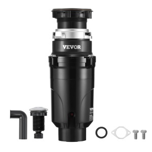 VEVOR JW-301 Tocator de Resturi Alimentare 12 PS Motor DC 3820 RPM Sistem EZ-Mount