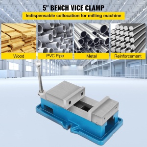 Vevor Maschinenschraubstock 125 mm Deschidere 24 KN CNC din Otel - Img 2