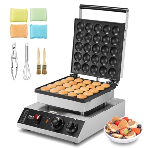 Vevor Mini Pancake Maker PC-25-2 25 buc 1700W Reglaj Temperatura