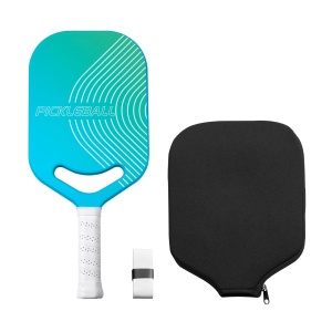 VEVOR Pickleball Blue Green T700 Carbon Aero-Throat Wabenkern
