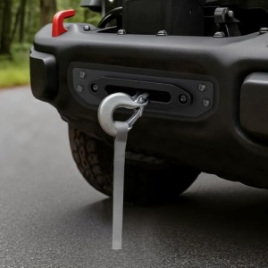 Vevor Windenhalterung 5443 kg Capacitate Montaj Jeep Wrangler JLJLU Gladiator JT 2018-2023 Negru - Img 8