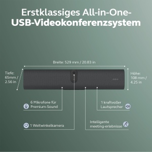 Videoconferinta Jabra PanaCast U30, USB-C, camera 120, audio vol duplex - Img 6