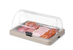 Vitrina Buffet HENDI UNIQ, ABS, Tablett 400x300mm, Bej - Img 5