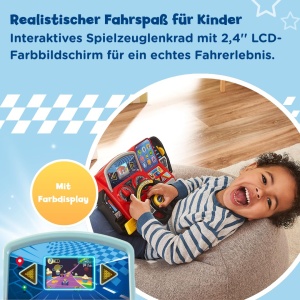 Volan Interactiv VTech Abenteuer cu LCD 2.4, 3 Moduri de Joaca, 23 Melodii - Img 2
