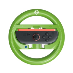 Volan pentru jocuri HORI Mario Kart Yoshi, compatibil Nintendo Switch, cu manere texturate - Img 2