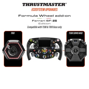 Volan pentru simulator Thrustmaster Ferrari SF-25, replica 11, display LCD, compatibil PS5PS4PC - Img 3
