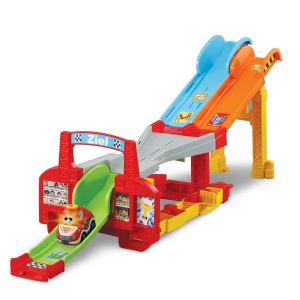 VTech TUT TUT Baby Flitzer - Rampa 4-in-1 - Set de joc cu rampa auto cu 4 optiuni de constructie si masina de curse - Pentru copii 1-5 ani - Img 2