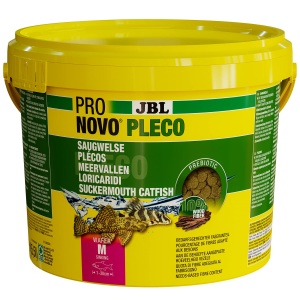 Wafere pentru pesti JBL PRONOVO PLECO M 5,5l - hrana naturala pentru Saugwelse