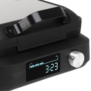 Waffle Maker Camry CR 3086 2200W, 6 niveluri de rumenire, negrusilver - Img 5