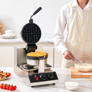 Waffle Maker VEVOR UWF-2205 1300W Inox Control Temperatura Antiaderent - Img 8