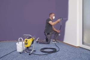 WAGNER Airless Paint Spray System Control Pro 250 M pentru vopsele de perete, vopsele din latex, lacuri si glazuri, 15 m2-2 min, reglare presiune, 110 bar, furtun 9 m - Img 2