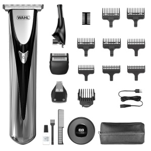 WAHL Elite All in 1 Multigroomer tunderea intregului corp accesorii lavabile epilarea urechilor si nasului baterie de lunga durata perfecta pentru el