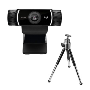 Webcam Logitech C922 Pro Stream cu Stativ, Full HD 1080p, Microfoane Stereo