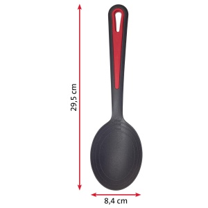 Westmark 2 Salata si lingura de servire adancitura lingura mare scara interna 20 40 60 ml plastic galant negrurosu 296422E3 - Img 6
