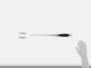 Wetzstahl ZWILLING 30 cm, Verchromat, Maner din Plastic, Negru - Img 7