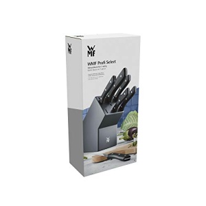 WMF Bloc de cutite cu set de cutite 7 piese, Set de cutite de bucatarie cu suport pentru cutite, 6 cutite ascutite, bloc de lemn vopsit, lama speciala din otel - Img 8