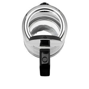 WMF Kitchen Miniis Kettle Glass 1 litru, ceainic fara fir mic, indicator de nivel al apei, filtru de apa de var, oprire automata a fierberii, 1900 wati, - Img 4