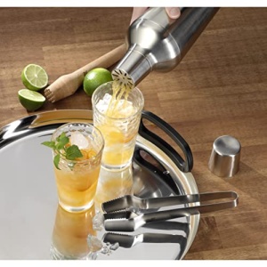WMF Set de cocktailuri Matryoshka 5 bucati set barman cu shaker de cocktail din otel inoxidabil 700ml ceasca de masurare cl strecuratoare de cocktail  - Img 10