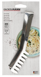 Zanga de Servire Fackelmann, Inox, 19 cm, pentru Spaghete si Salate - Img 3