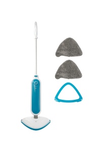 Zelmer ZST1300 - Mop cu abur, putere 1300W, gata de lucru in 20 de secunde, abur 28 g/min, recipient de apa 400 ml, tampon de curatare a covoarelor, usor si ergonomic, alb si albastru, - Img 1