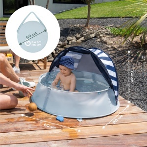 Zelt pentru copii Babymoov Aquani 3-in-1, UV 50, Planschbecken, 90x90x60 cm - Img 6