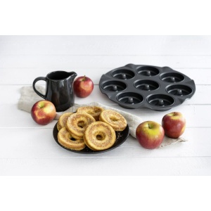 Zenker 7426 Tava de copt speciala pentru 8 bucati - Coacere usoara si sanatoasa, antiaderenta, O33 cm, Negru - Img 2